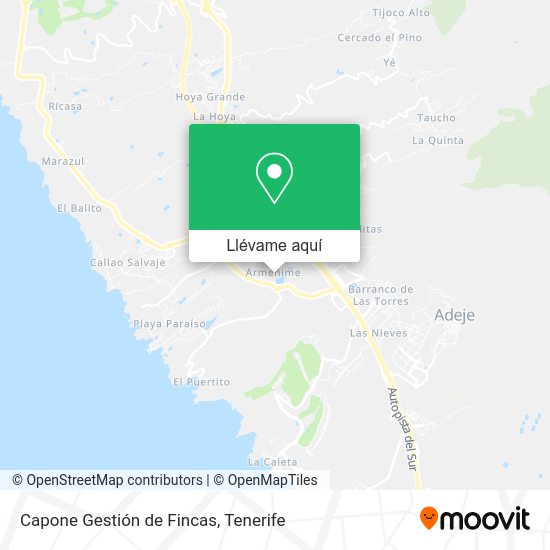 Mapa Capone Gestión de Fincas