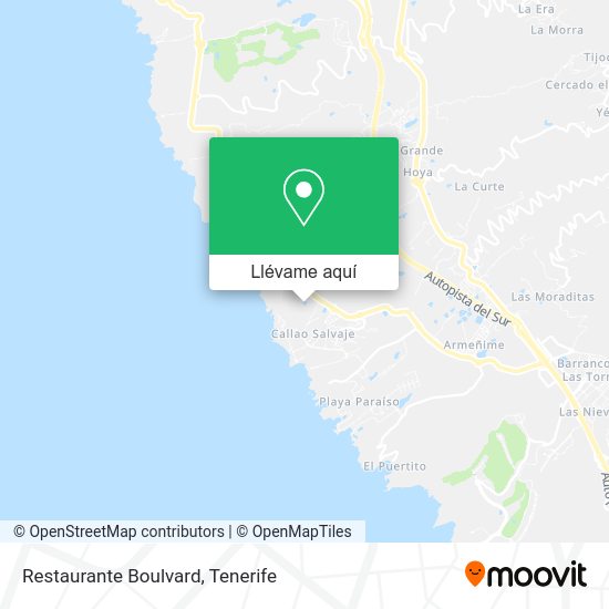 Mapa Restaurante Boulvard