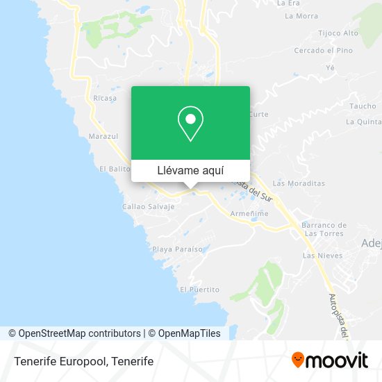 Mapa Tenerife Europool