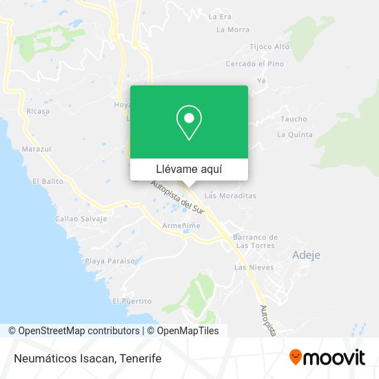 Mapa Neumáticos Isacan