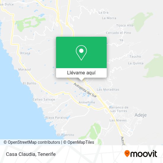 Mapa Casa Claudia