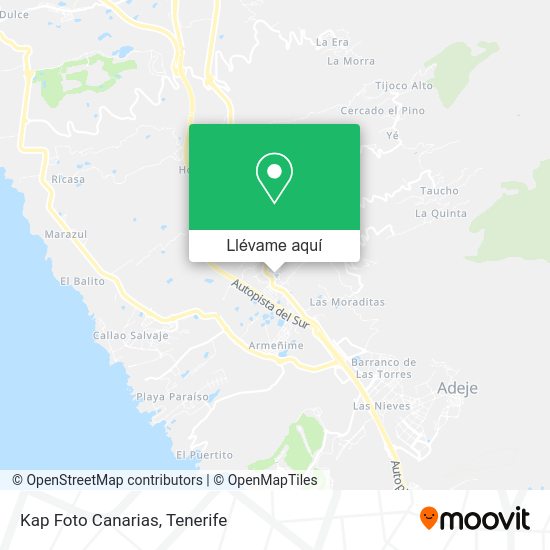 Mapa Kap Foto Canarias