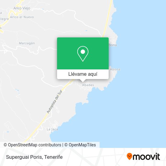 Mapa Superguai Poris