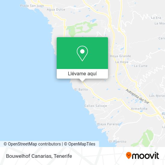 Mapa Bouwelhof Canarias
