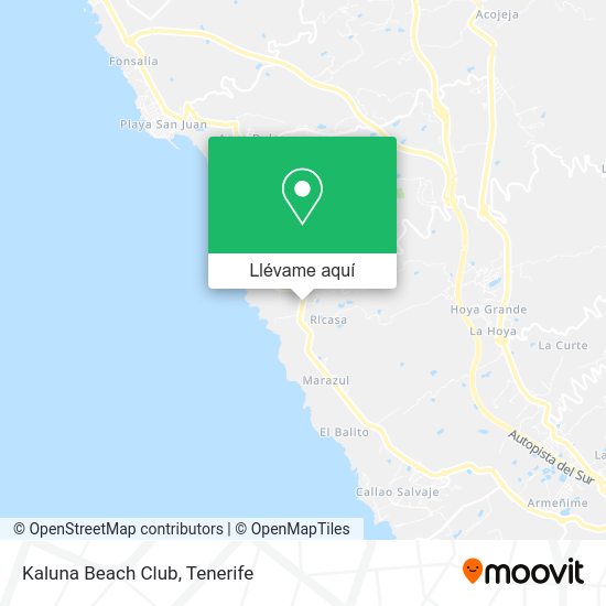 Mapa Kaluna Beach Club