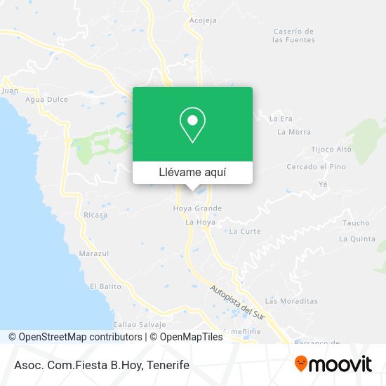 Mapa Asoc. Com.Fiesta B.Hoy
