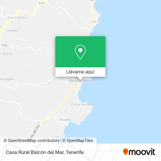 Mapa Casa Rural Balcón del Mar