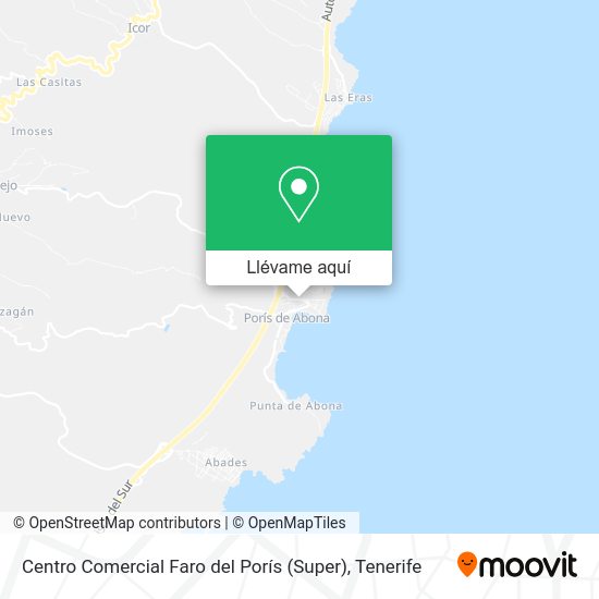Mapa Centro Comercial Faro del Porís (Super)