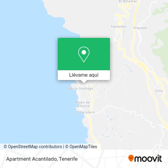 Mapa Apartment Acantilado