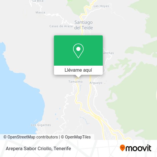 Mapa Arepera Sabor Criollo