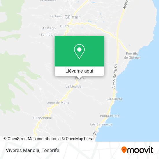 Mapa Víveres Manola