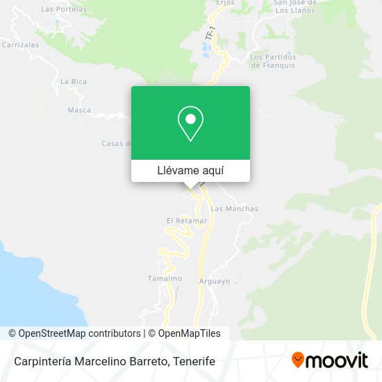 Mapa Carpintería Marcelino Barreto