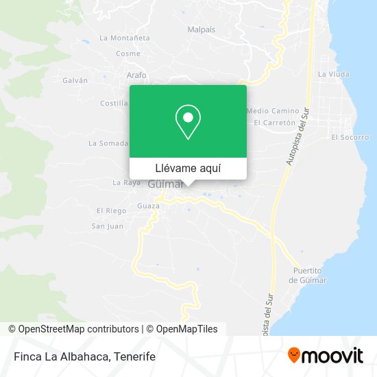 Mapa Finca La Albahaca