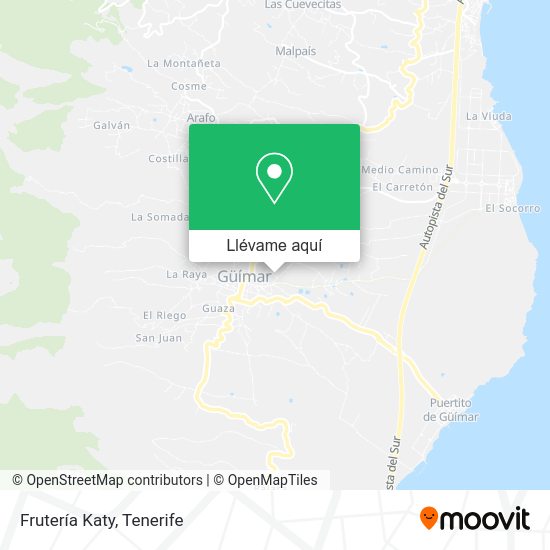 Mapa Frutería Katy
