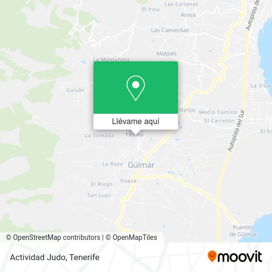 Mapa Actividad Judo