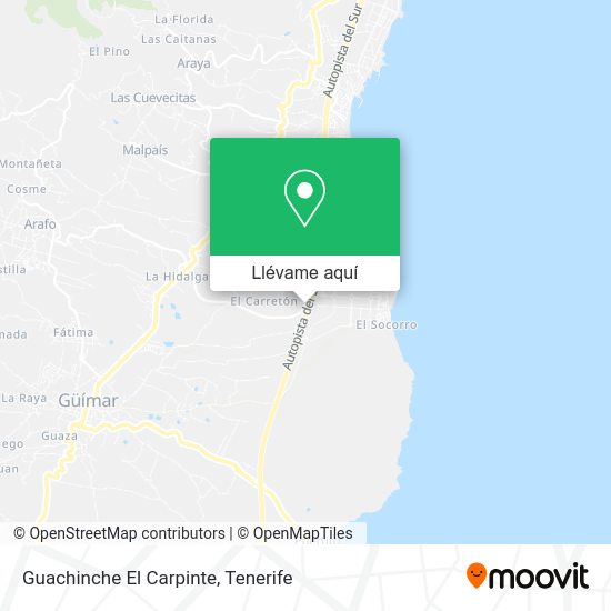 Mapa Guachinche El Carpinte