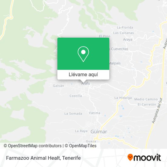 Mapa Farmazoo Animal Healt