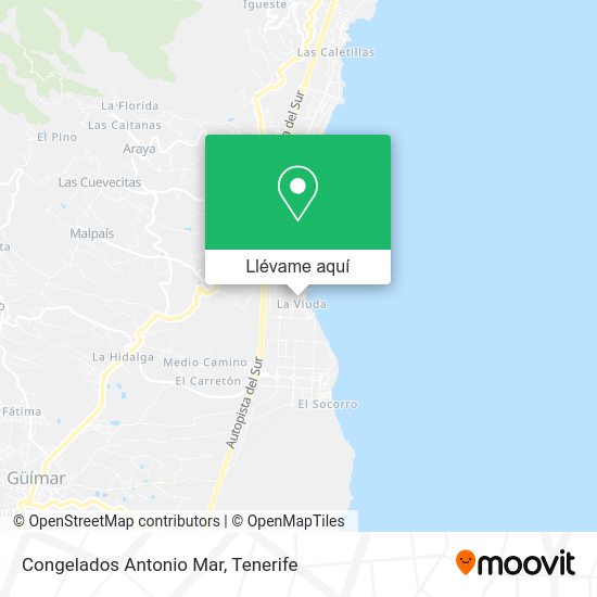 Mapa Congelados Antonio Mar