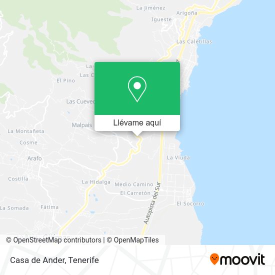 Mapa Casa de Ander