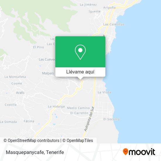 Mapa Masquepanycafe