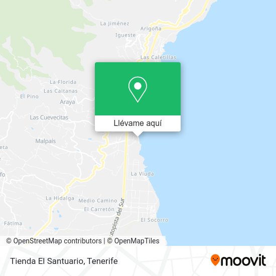 Mapa Tienda El Santuario