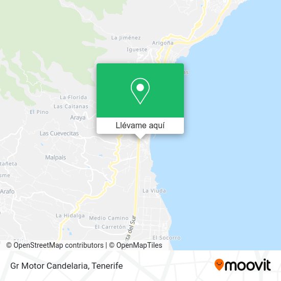 Mapa Gr Motor Candelaria