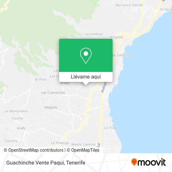 Mapa Guachinche Vente Paqui
