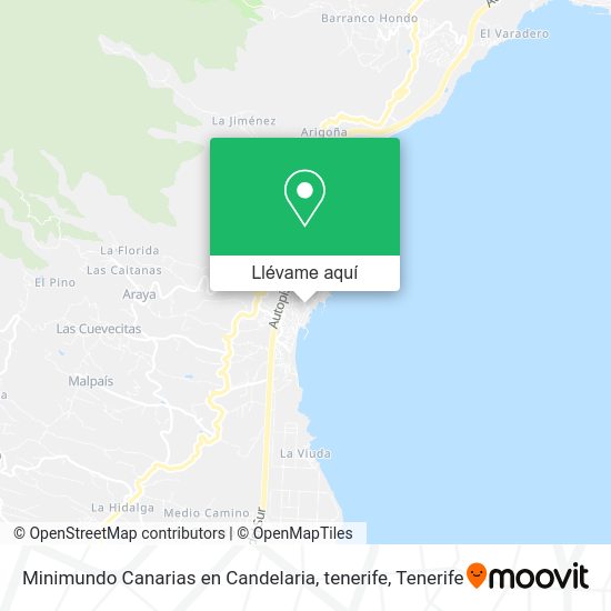 Mapa Minimundo Canarias en Candelaria, tenerife