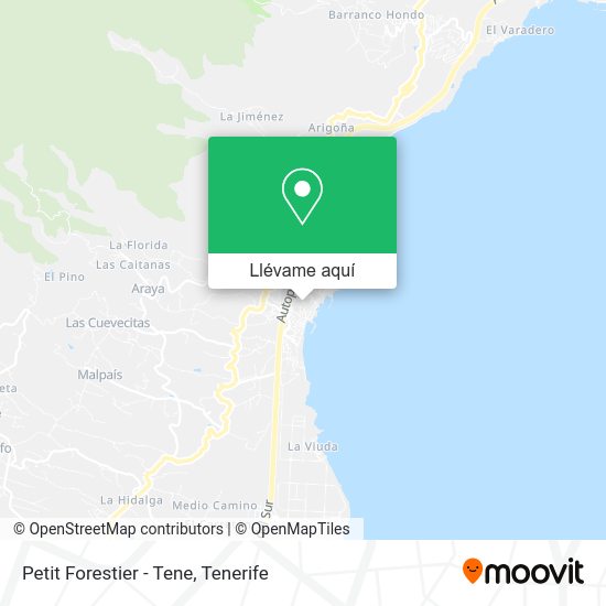 Mapa Petit Forestier - Tene