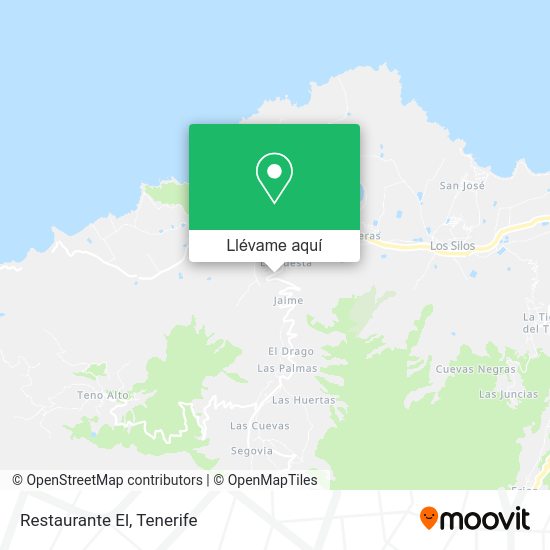 Mapa Restaurante El