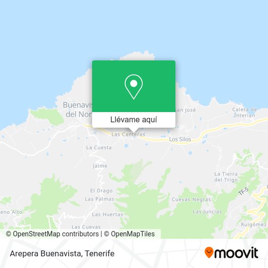 Mapa Arepera Buenavista