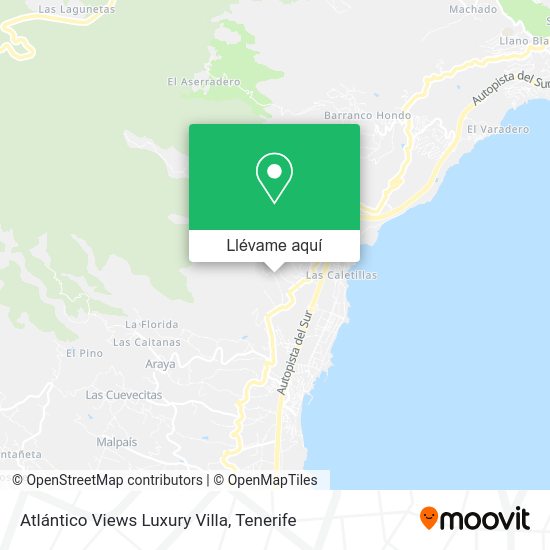 Mapa Atlántico Views Luxury Villa