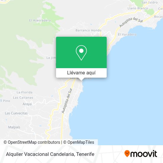 Mapa Alquiler Vacacional Candelaria