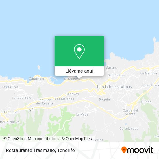 Mapa Restaurante Trasmallo