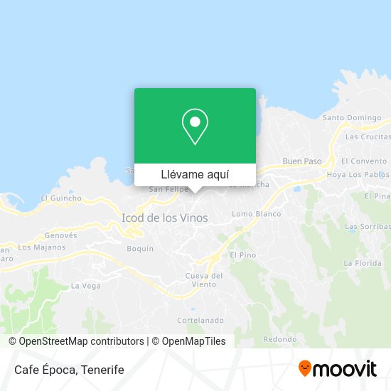 Mapa Cafe Época