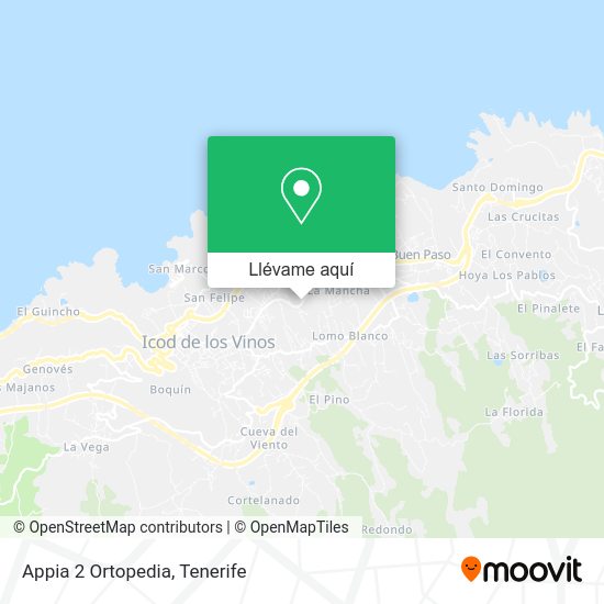 Mapa Appia 2 Ortopedia