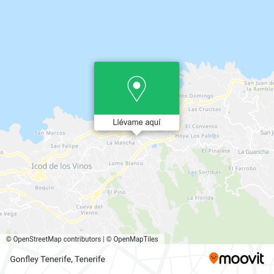 Mapa Gonfley Tenerife