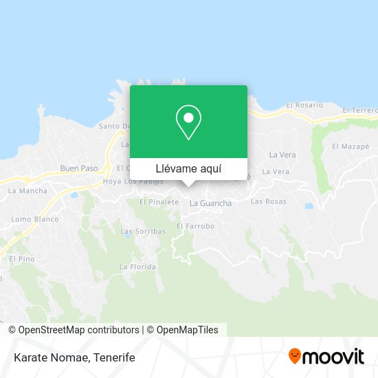 Mapa Karate Nomae