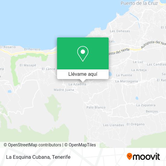 Mapa La Esquina Cubana