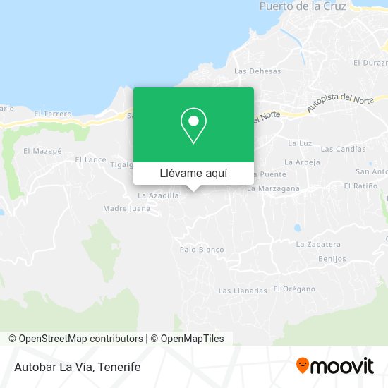 Mapa Autobar La Via
