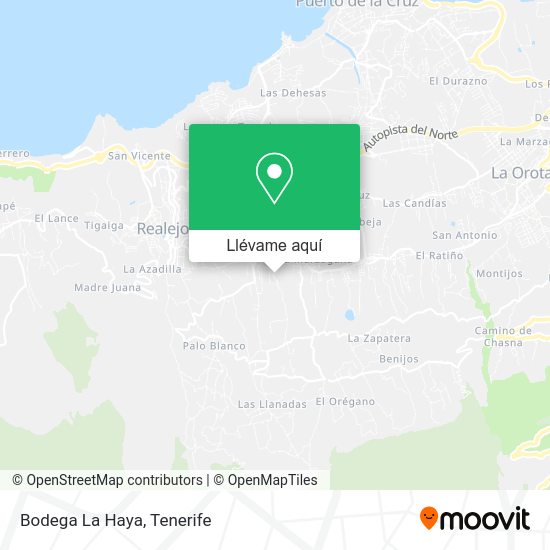 Mapa Bodega La Haya