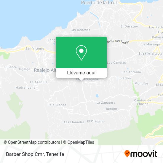 Mapa Barber Shop Cmr