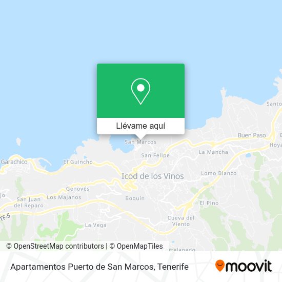 Mapa Apartamentos Puerto de San Marcos