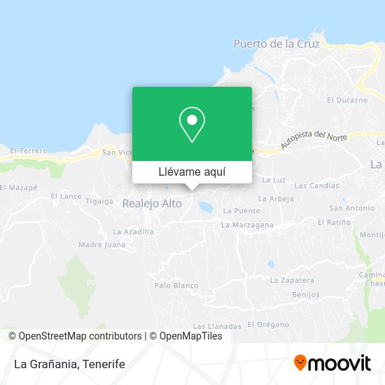 Mapa La Grañania