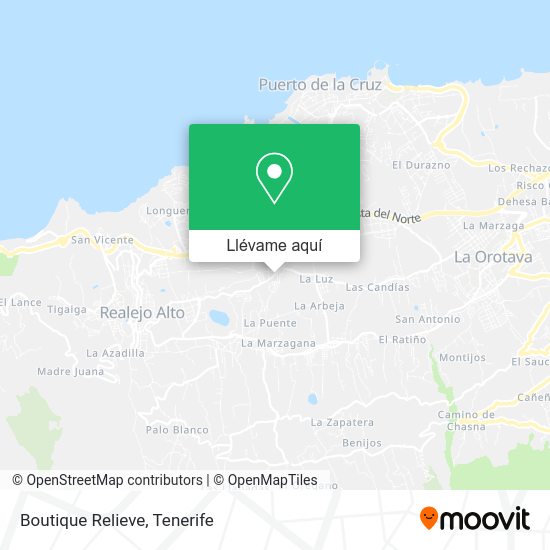 Mapa Boutique Relieve