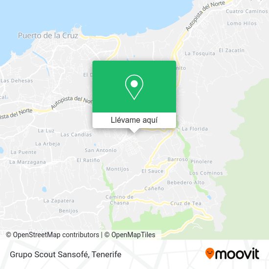 Mapa Grupo Scout Sansofé