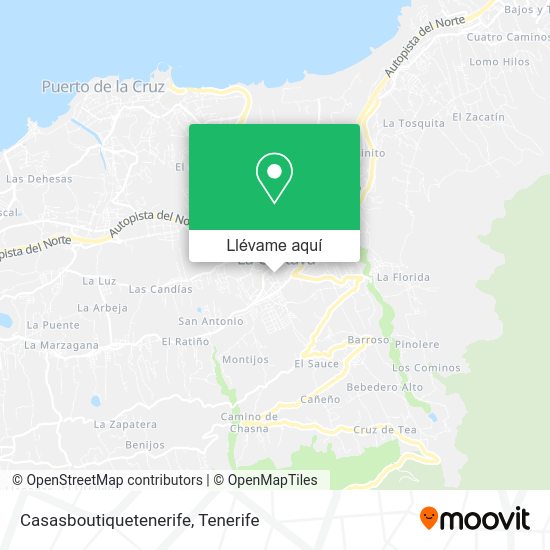 Mapa Casasboutiquetenerife