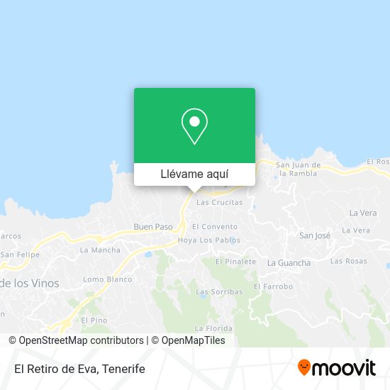 Mapa El Retiro de Eva