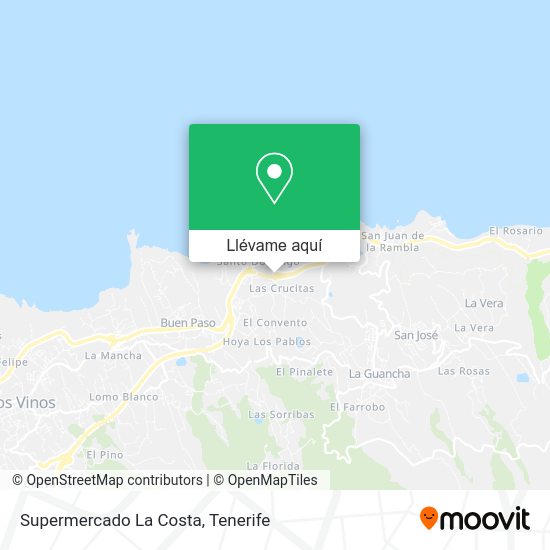 Mapa Supermercado La Costa