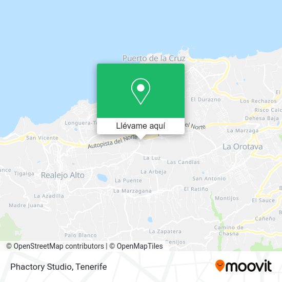 Mapa Phactory Studio